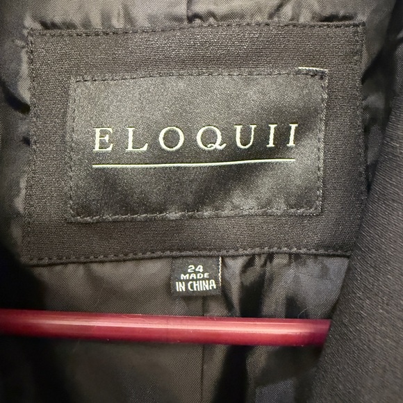 NWT Eloquii Longline Double Breasted Blazer Vest - Picture 6 of 8